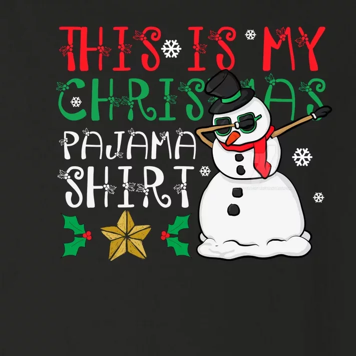 This Is My Christmas Pajama Holiday Toddler Long Sleeve Shirt