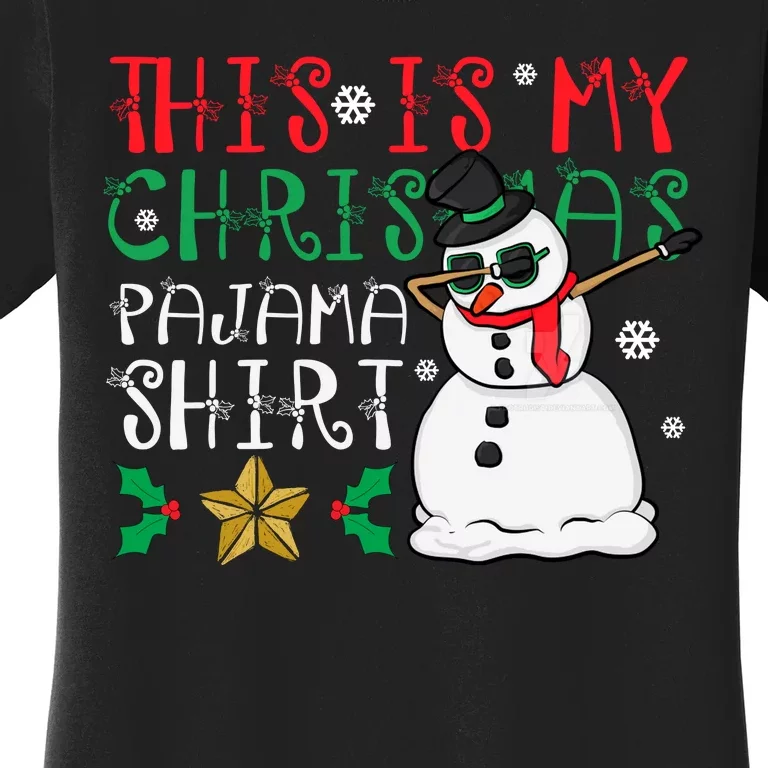 This Is My Christmas Pajama Holiday Women's T-Shirt