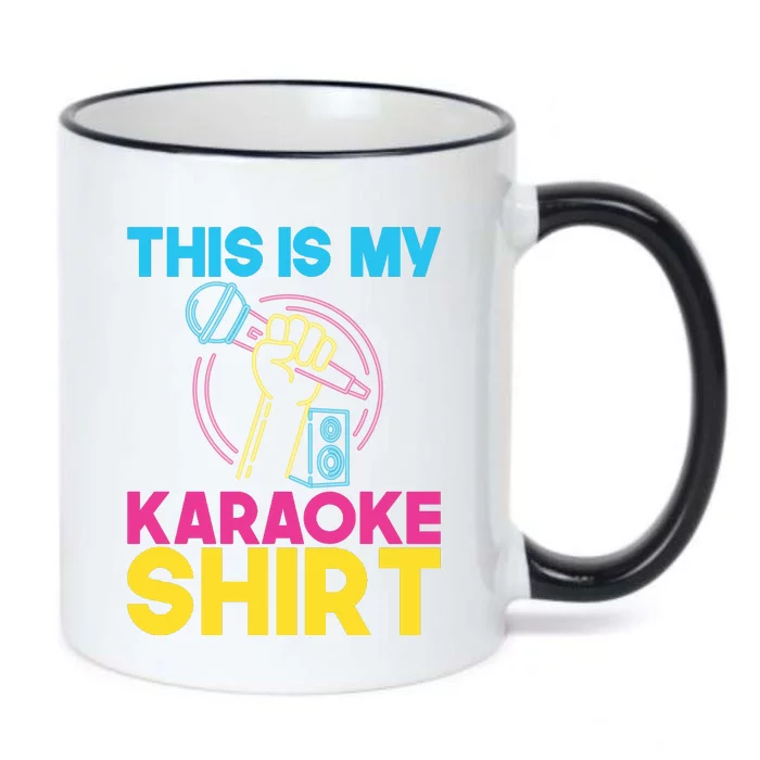 This Is My Karaoke Microphone Singing Lover Hoodie Black Color Changing Mug