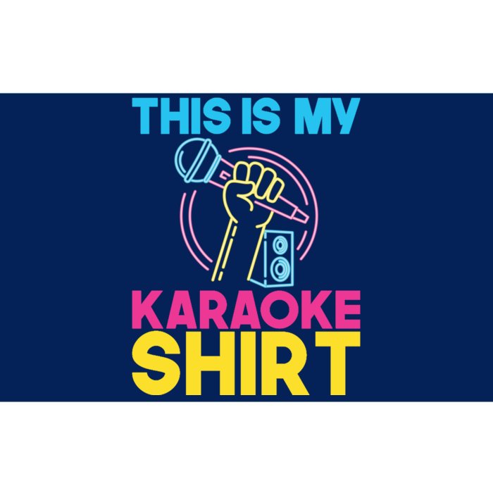 This Is My Karaoke Microphone Singing Lover Hoodie Bumper Sticker