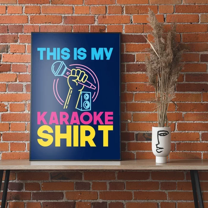 This Is My Karaoke Microphone Singing Lover Hoodie Poster