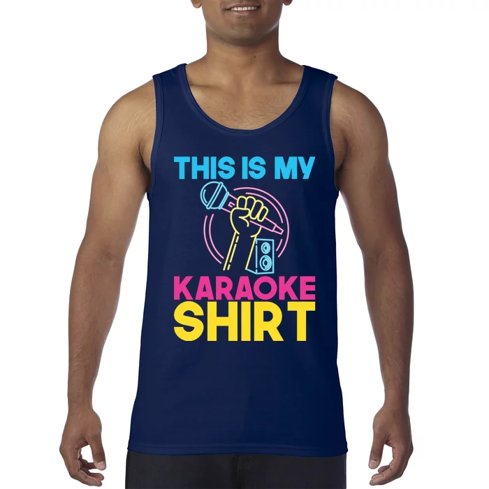 This Is My Karaoke Microphone Singing Lover Hoodie Tank Top