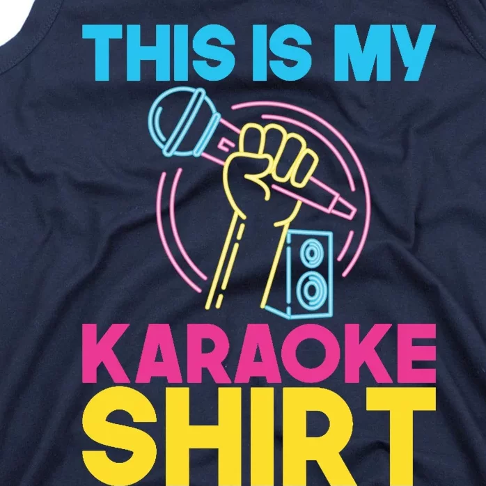 This Is My Karaoke Microphone Singing Lover Hoodie Tank Top