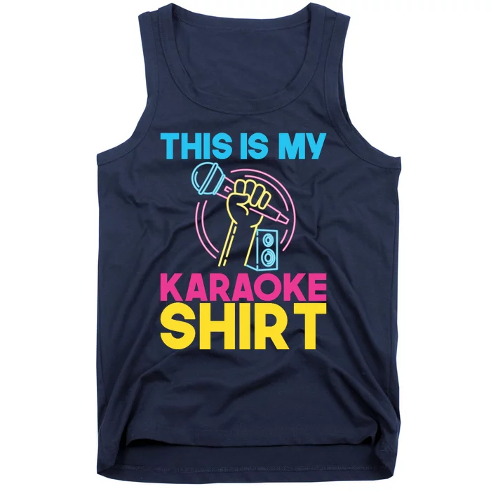 This Is My Karaoke Microphone Singing Lover Hoodie Tank Top