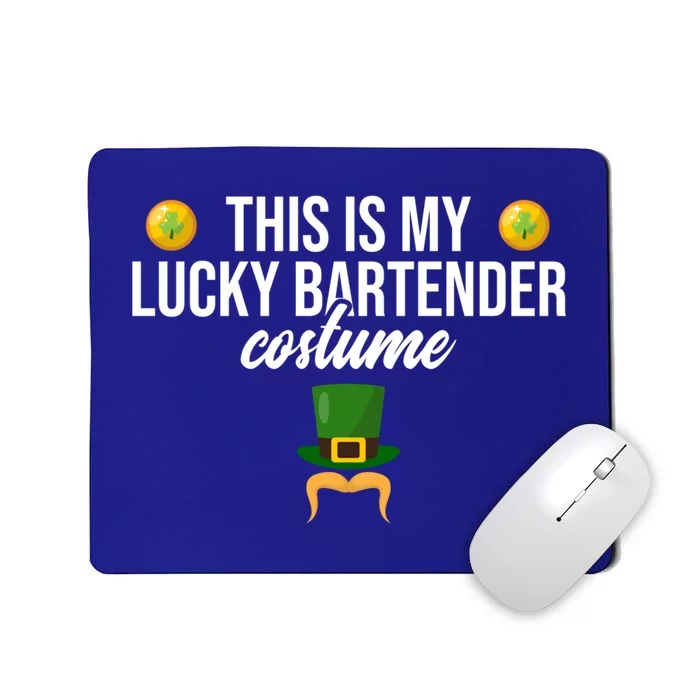 This Is My Lucky Bartender Costume St Patrick's Day Bar Gift Mousepad