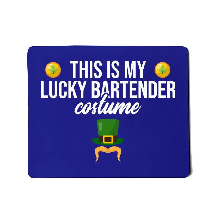 This Is My Lucky Bartender Costume St Patrick's Day Bar Gift Mousepad