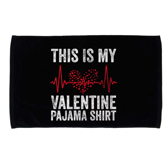 This Is My Valentine Pajama Gift Video Game Lover Gift Microfiber Hand Towel