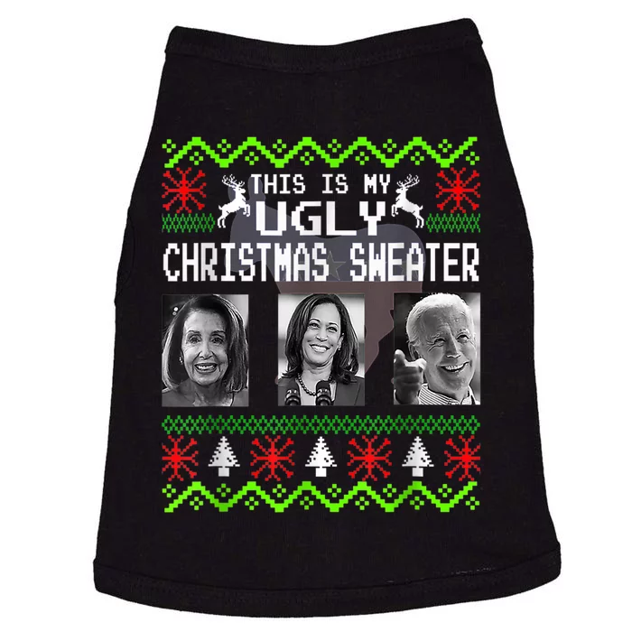 This Is My Ugly Christmas Anti Biden Sweater Christmas Gifts Doggie Tank