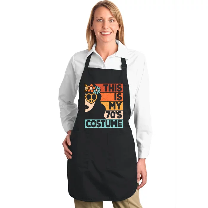 This Is My 70s Costume 70s Disco 1970s 70s Outfit Full-Length Apron With Pocket