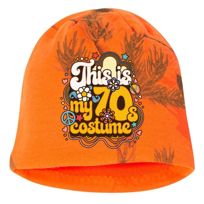 This Is My 70s Costume Theme Party Hippie Retro Friends Kati - Camo Knit Beanie