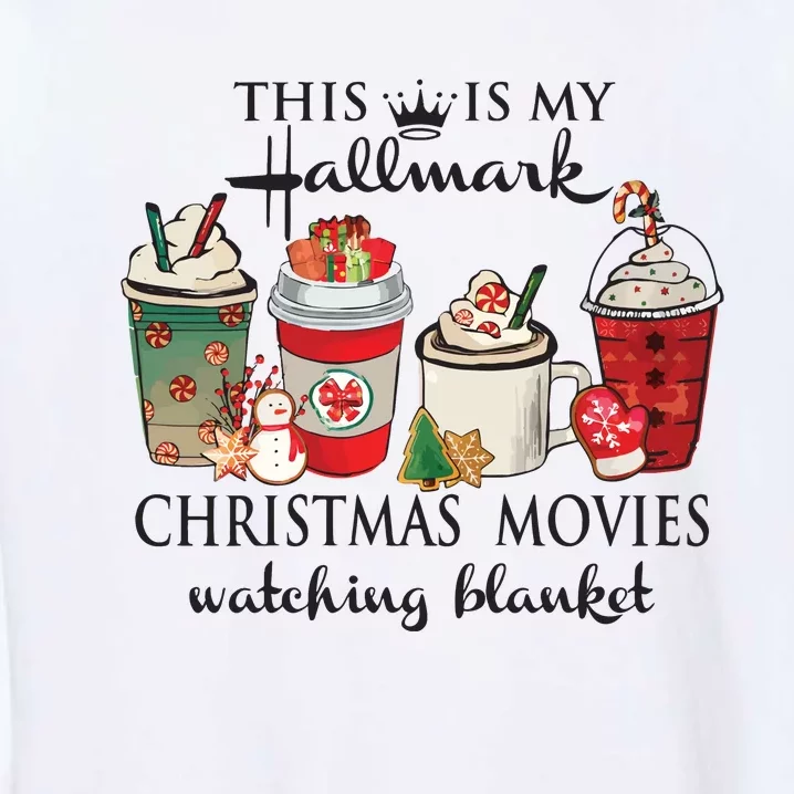 This Is My Hall Mark Christmas Coffee Garment-Dyed Sweatshirt