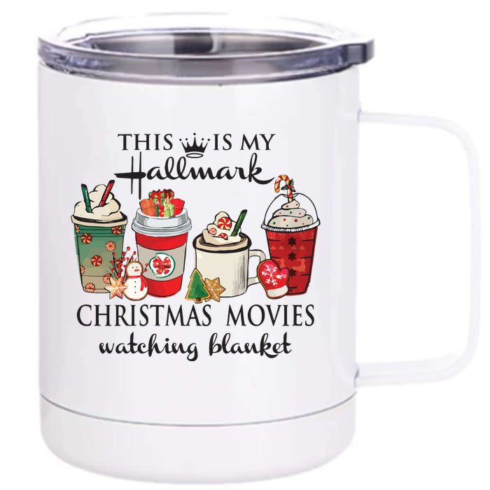 This Is My Hall Mark Christmas Coffee Front & Back 12oz Stainless Steel Tumbler Cup