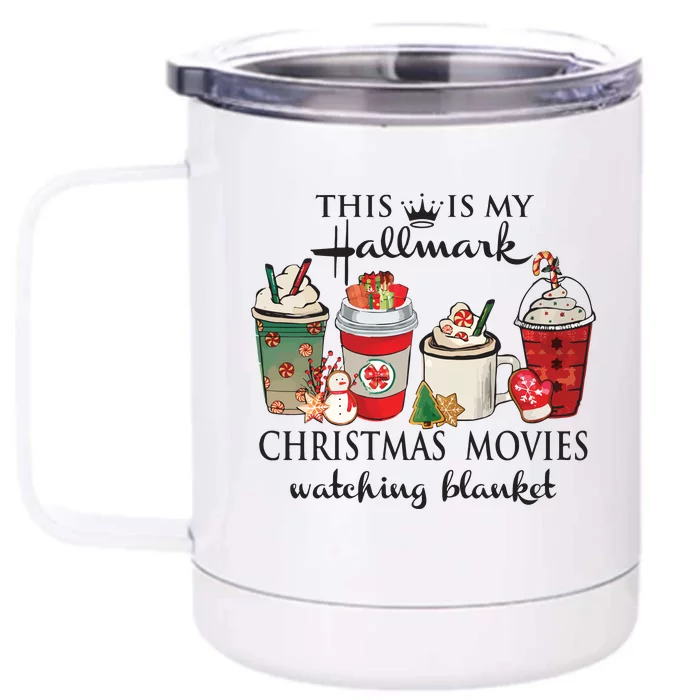 This Is My Hall Mark Christmas Coffee Front & Back 12oz Stainless Steel Tumbler Cup