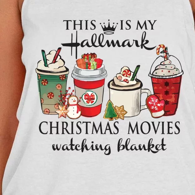 This Is My Hall Mark Christmas Coffee Women's Knotted Racerback Tank