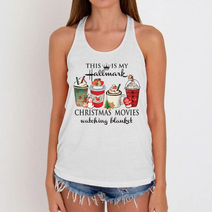 This Is My Hall Mark Christmas Coffee Women's Knotted Racerback Tank