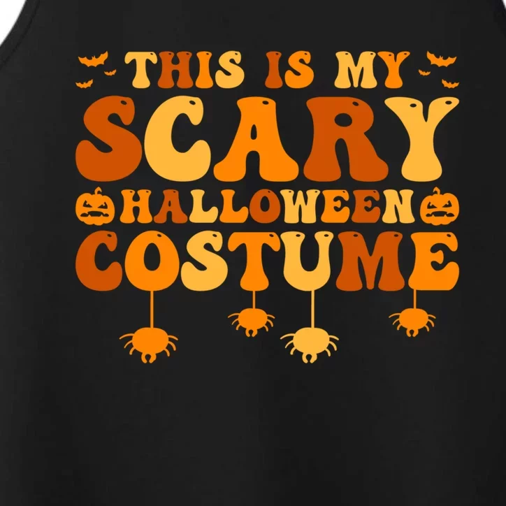 This Is My Scary Halloween Costume Gift Performance Tank