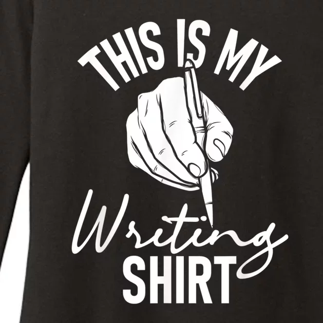 This Is My Writing Poet Author Literature Womens CVC Long Sleeve Shirt