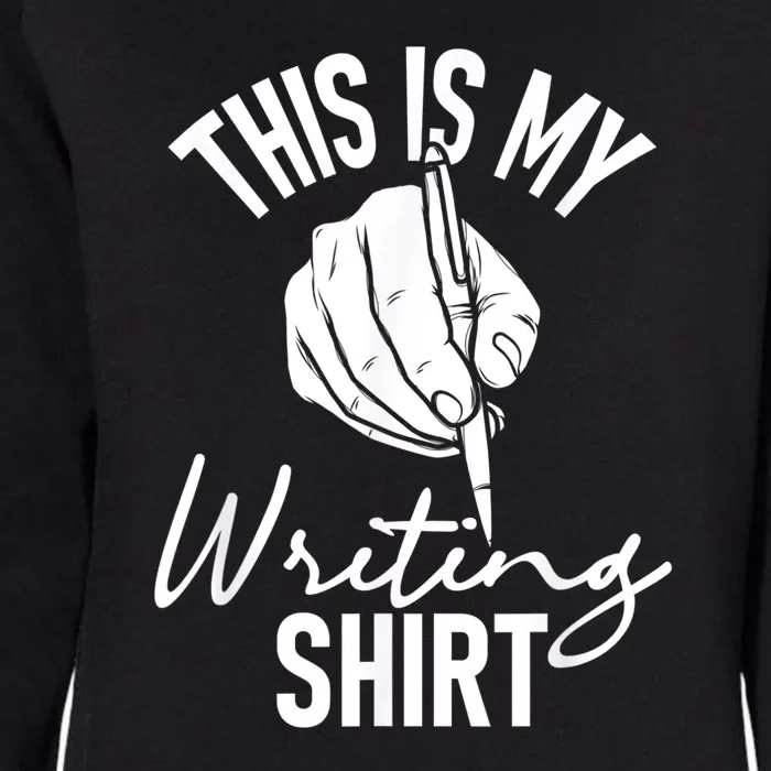 This Is My Writing Poet Author Literature Womens California Wash Sweatshirt