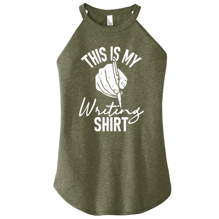 This Is My Writing Poet Author Literature Women’s Perfect Tri Rocker Tank