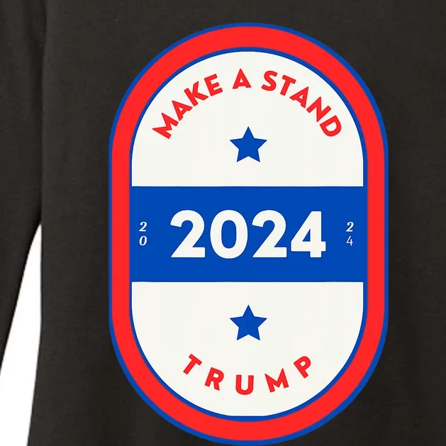 Trump It Make A Stand 2024 Trump Womens CVC Long Sleeve Shirt