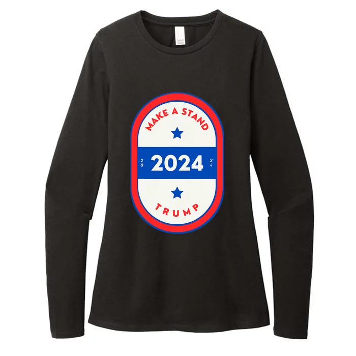 Trump It Make A Stand 2024 Trump Womens CVC Long Sleeve Shirt