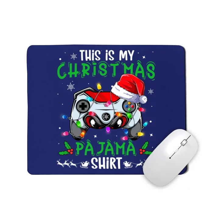 This Is My Christmas Pajama Video Game Gamer Boy Teens Mousepad