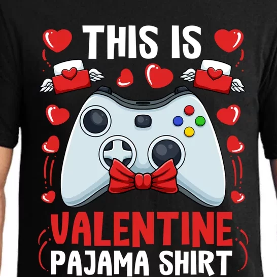 This Is My Valentine Pajama Great Gift Videogame Controller Gamer Meaningful Gif Pajama Set