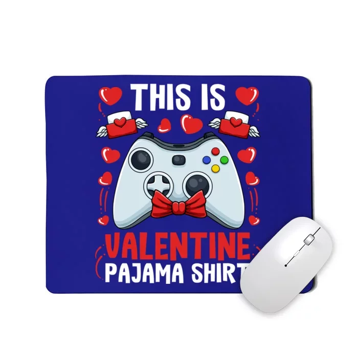 This Is My Valentine Pajama Great Gift Videogame Controller Gamer Meaningful Gif Mousepad