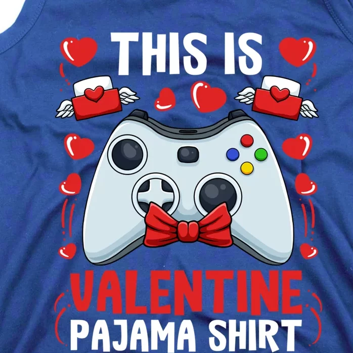 This Is My Valentine Pajama Great Gift Videogame Controller Gamer Meaningful Gif Tank Top