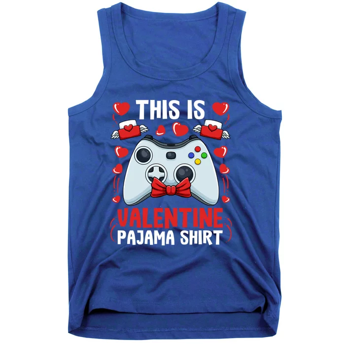 This Is My Valentine Pajama Great Gift Videogame Controller Gamer Meaningful Gif Tank Top