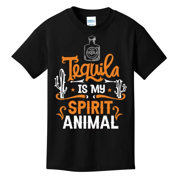 Tequila Is My Spirit Animal Kids T-Shirt