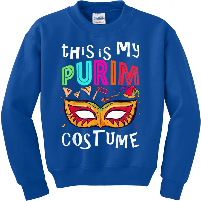 This Is My Purim Costume Kids Sweatshirt