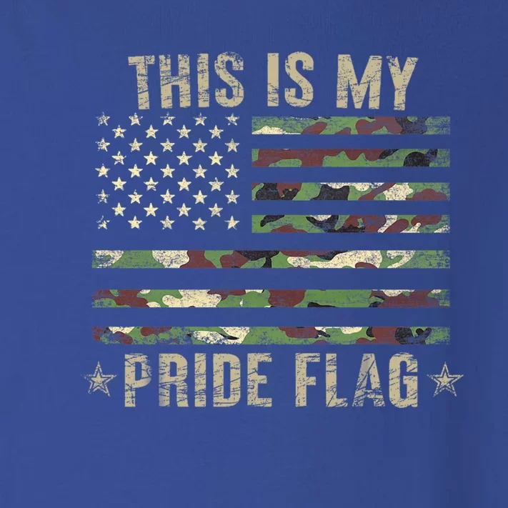 This Is My Pride Camo Flag Usa American 4th Of July Gift Toddler Long Sleeve Shirt