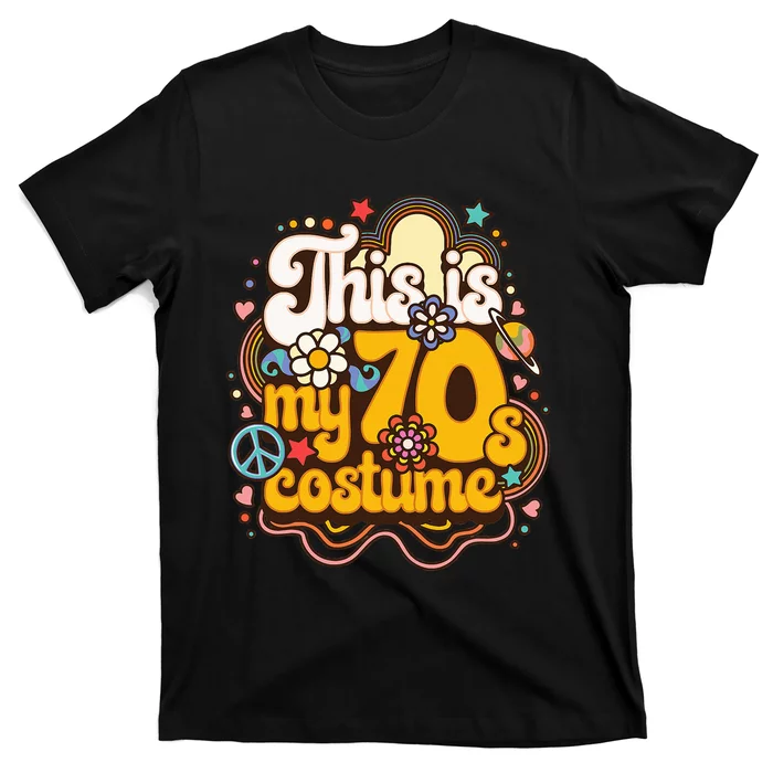 This Is My 70s Costume Theme Party Hippie Friends T-Shirt