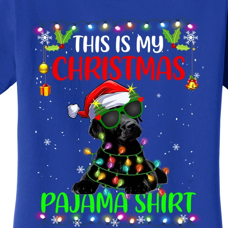 This Is My Christmas Pajama Labrador Retriever Lover Xmas Cute Gift Women's T-Shirt