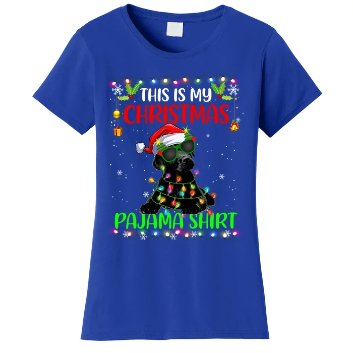 This Is My Christmas Pajama Labrador Retriever Lover Xmas Cute Gift Women's T-Shirt