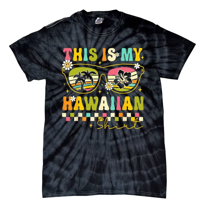 This Is My Hawaiian Tropical Luau Summer Party Hawaii Tie-Dye T-Shirt