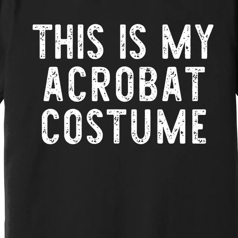 This Is My Acrobat Costume Halloween Lazy Easy Premium T-Shirt