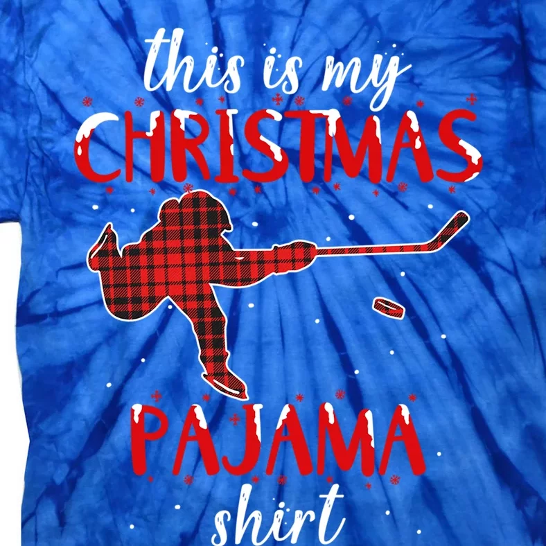 This Is My Christmas Pajama Funny Ice Hockey Cute Gift Tie-Dye T-Shirt