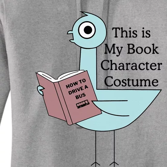 This Is My Book Character Costume Pigeon Reading Women's Pullover Hoodie