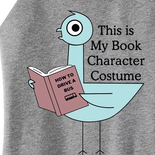 This Is My Book Character Costume Pigeon Reading Women’s Perfect Tri Rocker Tank