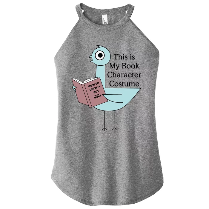 This Is My Book Character Costume Pigeon Reading Women’s Perfect Tri Rocker Tank