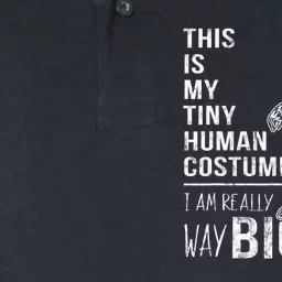 This Is My Human Costume I Am Really Bigfoot Halloween Softstyle Adult Sport Polo