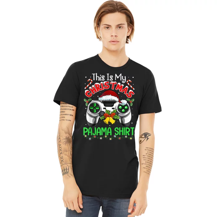 This Is My Christmas Pajama Gamer Video Game Boy Kid Premium T-Shirt