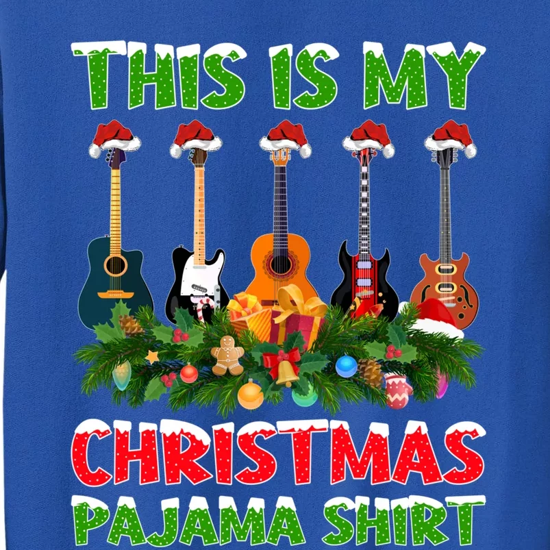 This Is My Christmas Pajama Gift Bass Guitar Christmas Gift Sweatshirt