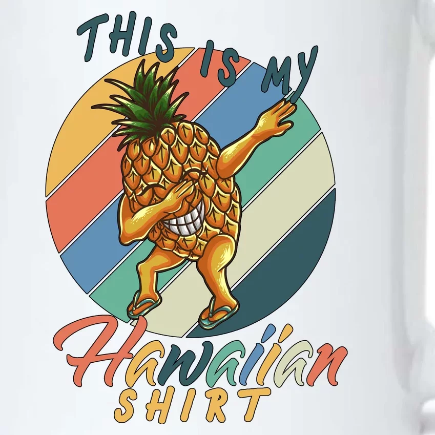 This Is My Hawaiian Shirt Retro Dabbing Pineapple Black Color Changing Mug