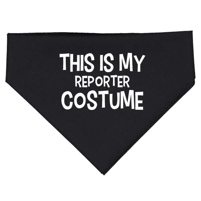 This Is My Reporter Costume Halloween Costume Reporters USA-Made Doggie Bandana