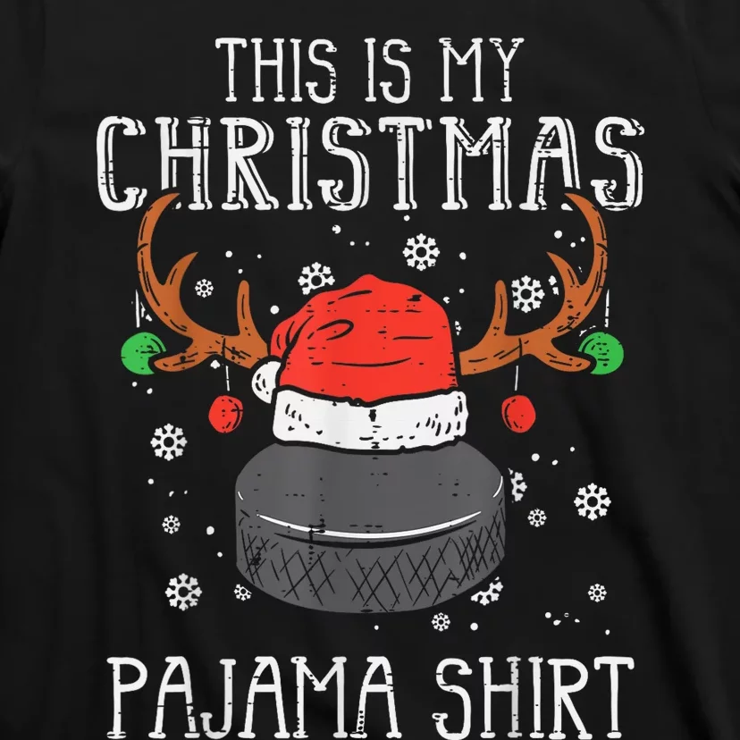 This Is My Christmas Shirt Ice Hockey Xmas Sports Boy T-Shirt