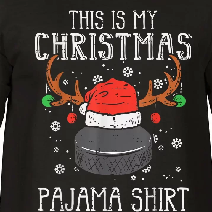 This Is My Christmas Shirt Ice Hockey Xmas Sports Boy Comfort Colors T-Shirt