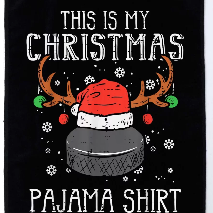 This Is My Christmas Shirt Ice Hockey Xmas Sports Boy Platinum Collection Golf Towel